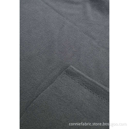 100% Polyester Polar Fleece Dyed Fabric Anti-Pilling